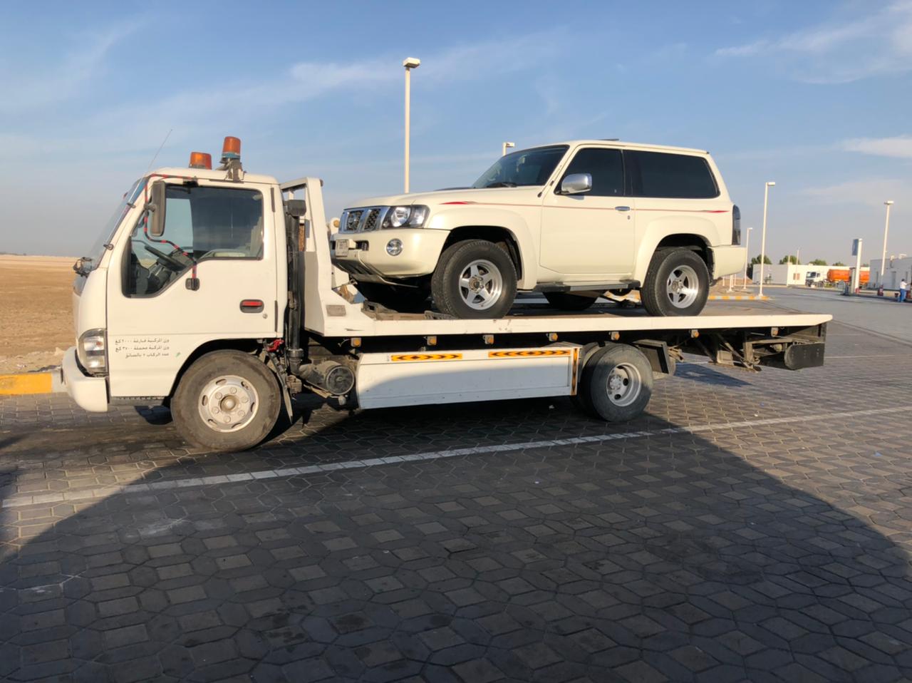 Tow truck service company also offers additional services